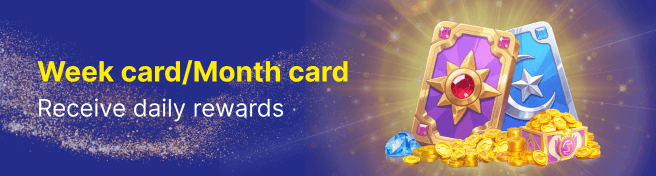 Weekly & monthly cards — supplied promotional artwork